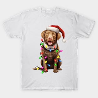 Christmas Chesapeake Bay Retriever T-Shirt